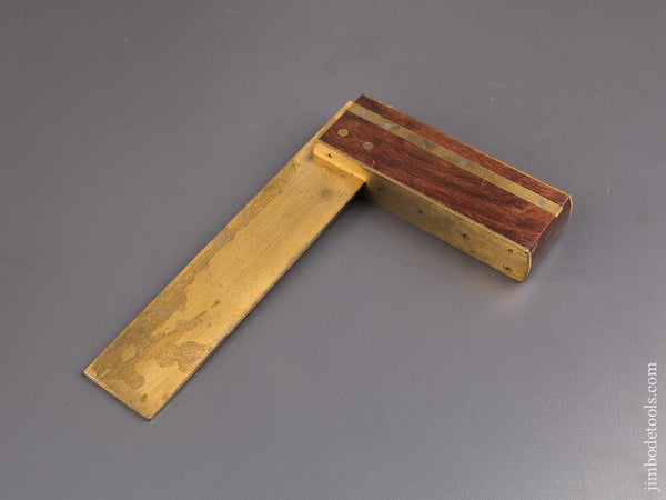 Six inch BRIDGE CITY TOOL WORKS Rosewood Try Square - 84579