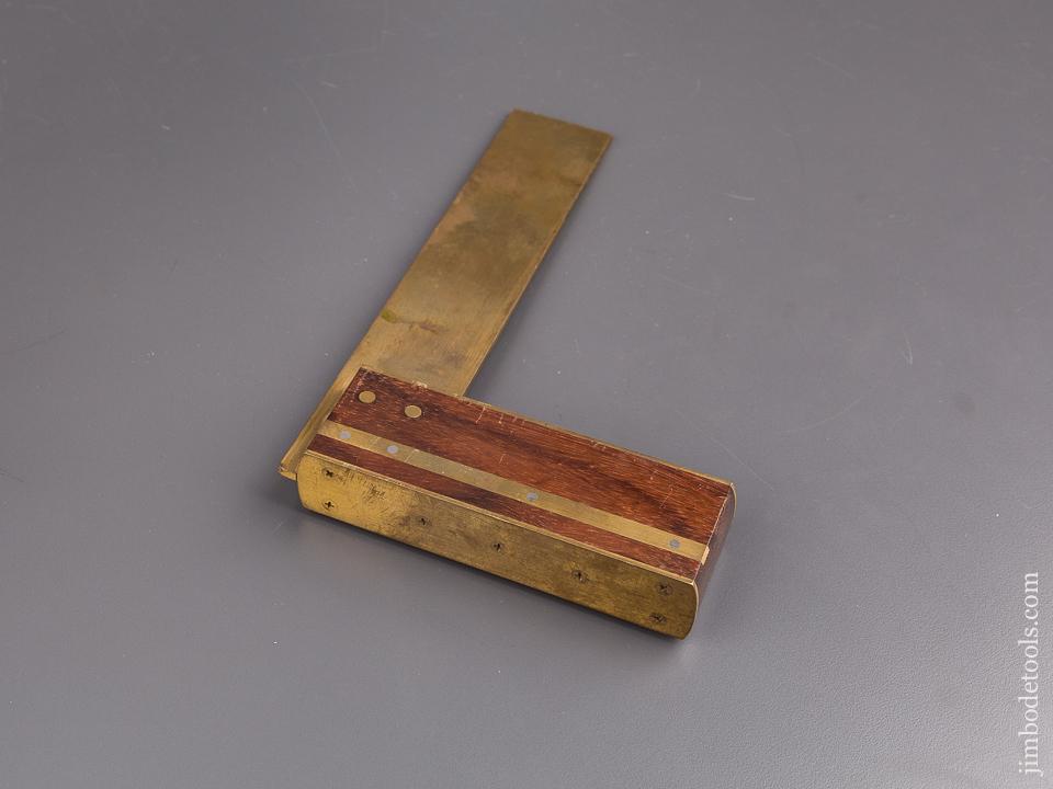 Six inch BRIDGE CITY TOOL WORKS Rosewood Try Square - 84579