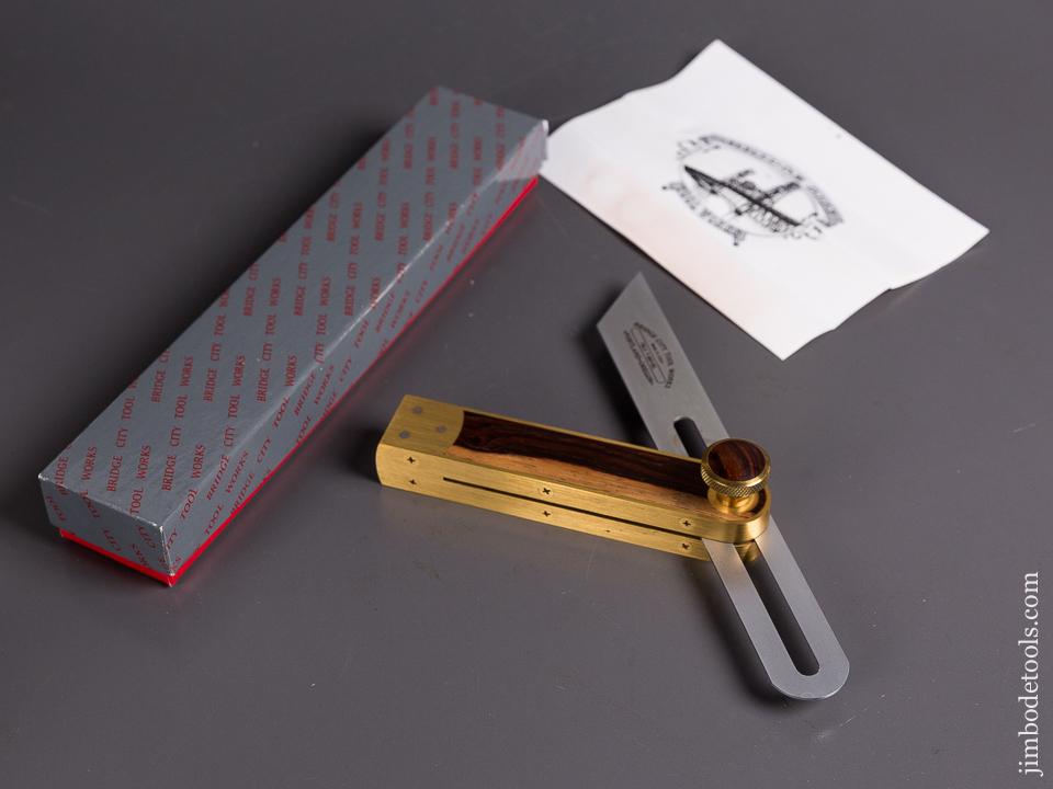 RARE Rosewood BRIDGE CITY TOOL WORKS TB-2 T Bevel in Original Box - 84596