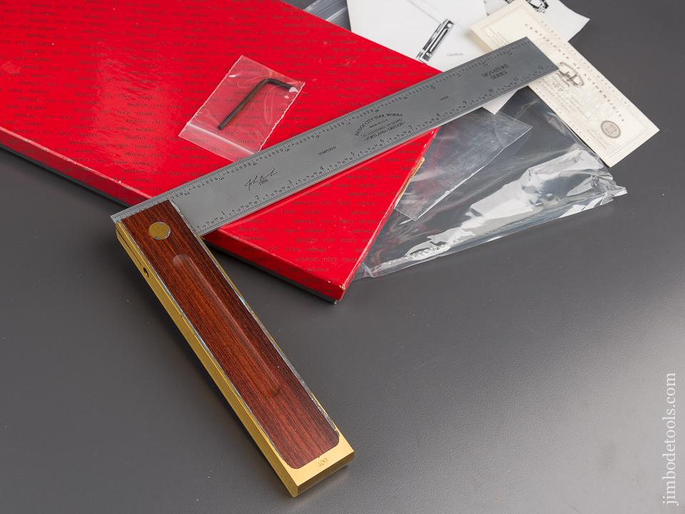 1994 BRIDGE CITY TOOL WORKS AS-14 Adjustable Try Square in Original Box - 84605