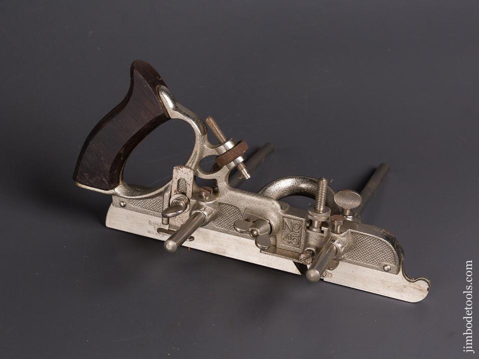 STANLEY NO. 45 Combination Plane 100% Complete in its Original Box SWEETHEART Used Once! - 84626