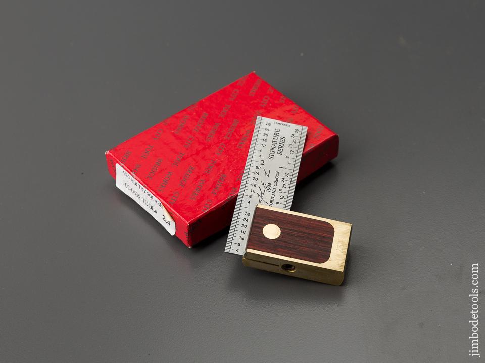 1994 BRIDGE CITY TOOL WORKS AS-3 Adjustable Try Square in Original Box - 84627