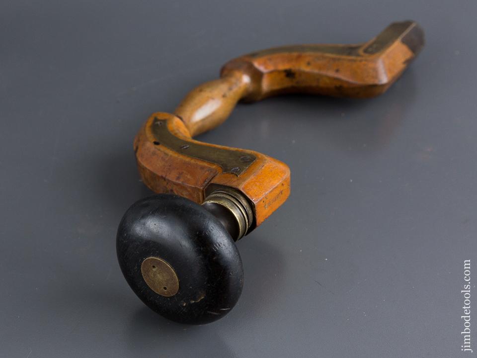 RARE Solid Boxwood English Plated Brace by HOLTZAPFFEL - 84633