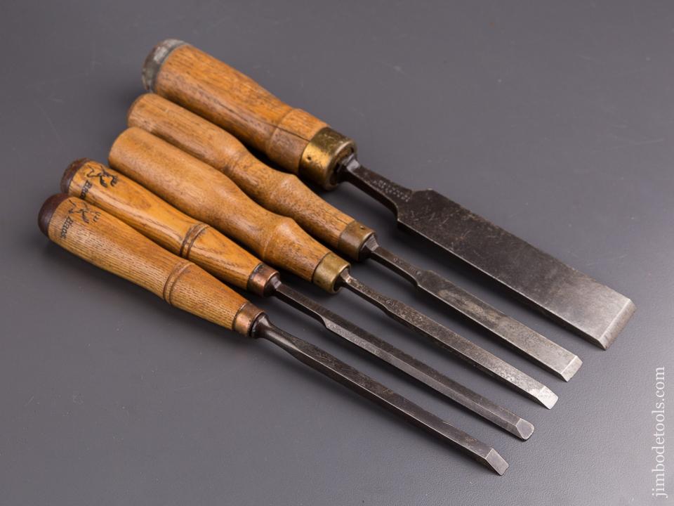 Job Lot of Five Good Chisels - 84665