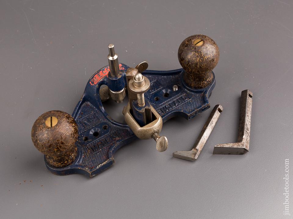 RECORD No. 071 Router Plane 100% COMPLETE with ALL Three Cutters & Fence - 84680