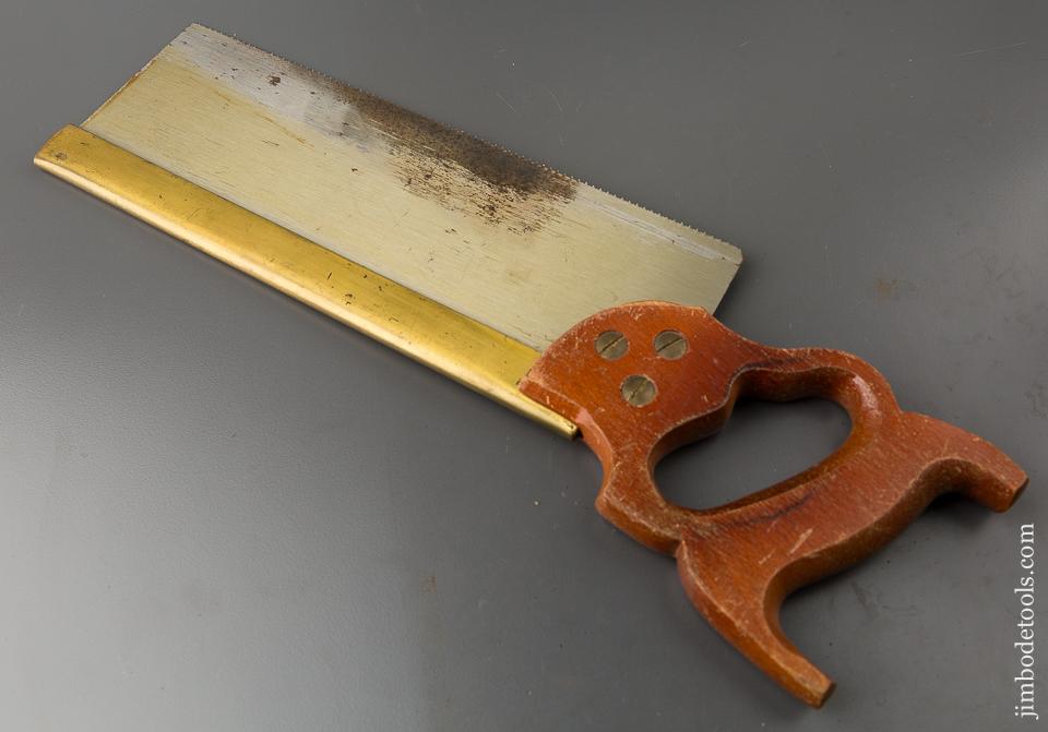 15 point 12 inch Rip W. TYZACK, SONS & TURNER No. 120 Brass Back Saw - 84691