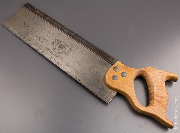 14 point 14 inch Crosscut ATKINS No. 3 Back Saw NEW OLD STOCK - 84693