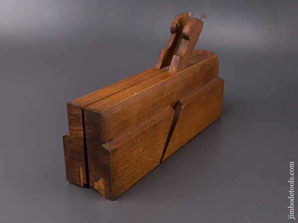 Double Iron Sash Molding Plane by REED UTICA circa 1845-53 EXTRA FINE - 84699