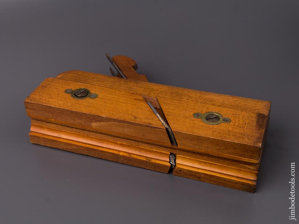 Double Iron Sash Molding Plane by REED UTICA circa 1845-53 EXTRA FINE - 84699