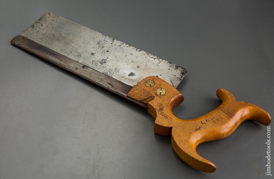 Just Sharpened! 15 point 10 inch Rip W.B. SEARS Back Saw - 84717