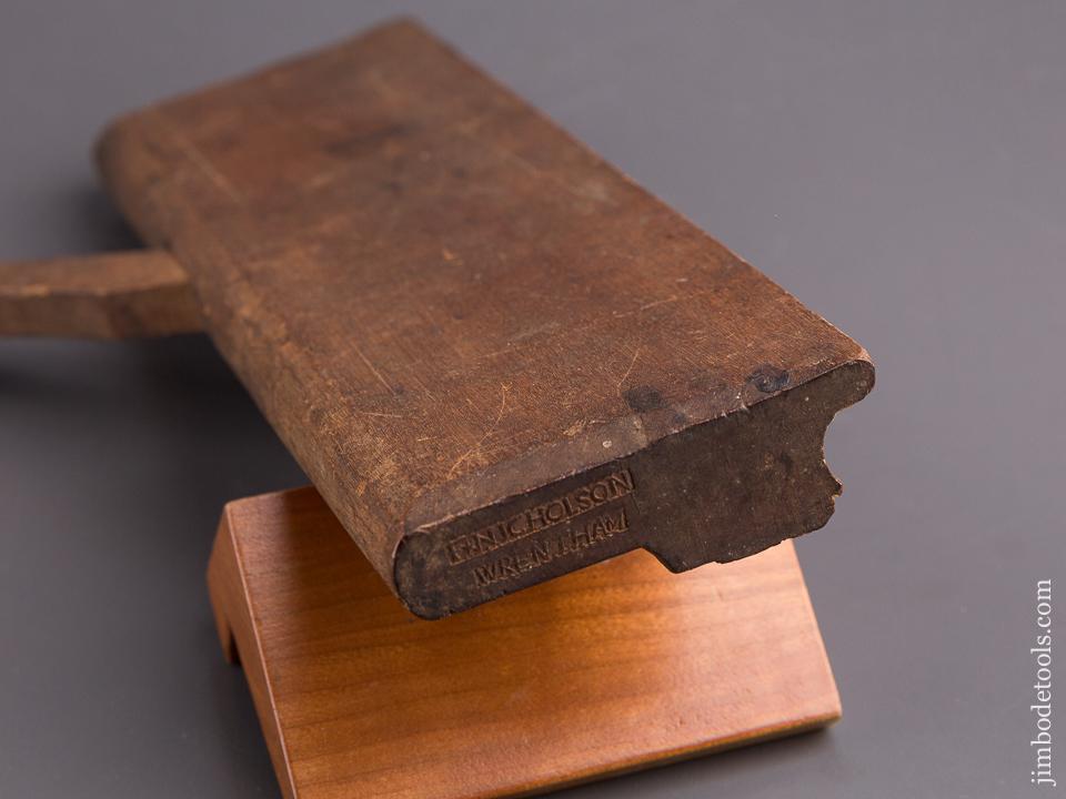 F. NICHOLSON (b: 1683, d: 1753) Molding Plane! - 84737U