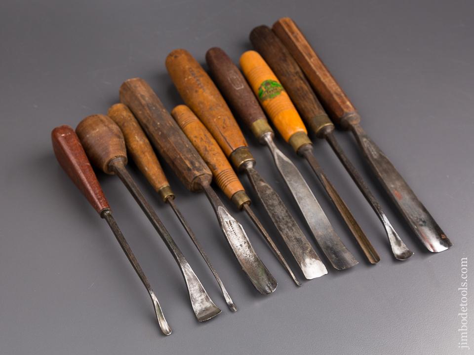 Ten Good Carving Gouges - 84753