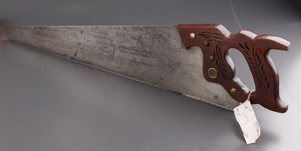 5 1/2 point 26 inch Rip DISSTON D23 Hand Saw - 84784