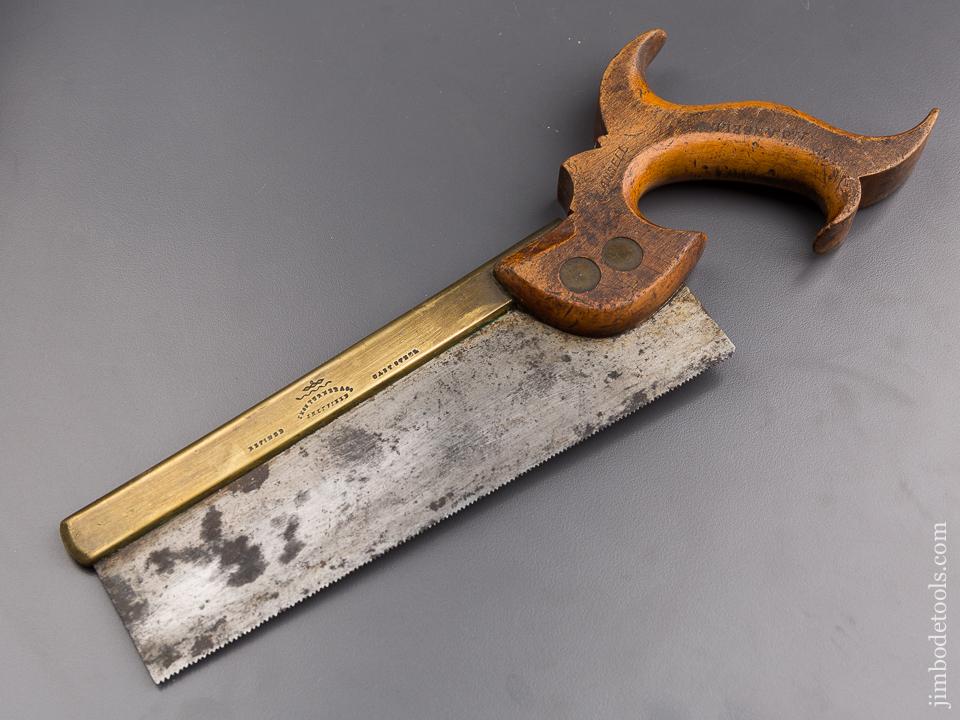 SHEFFIELD 8 inch 18 point Brass Back Saw - 84828
