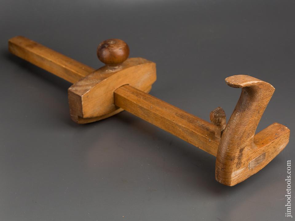 RARE Beech Indiana-Marked W.C. VAJEN Slitting Gauge circa 1857-66 Indianpolis - 84839