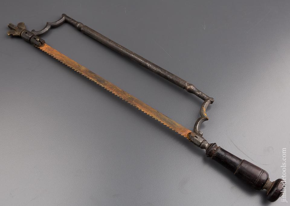 Gorgeous 18th Century Batwing Framed Saw - 84842U
