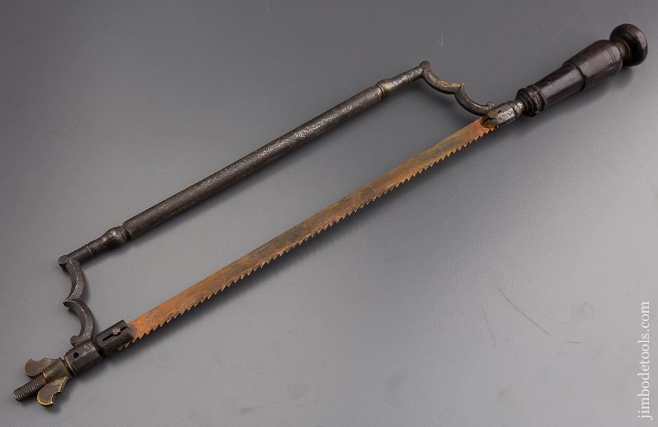 Gorgeous 18th Century Batwing Framed Saw - 84842U