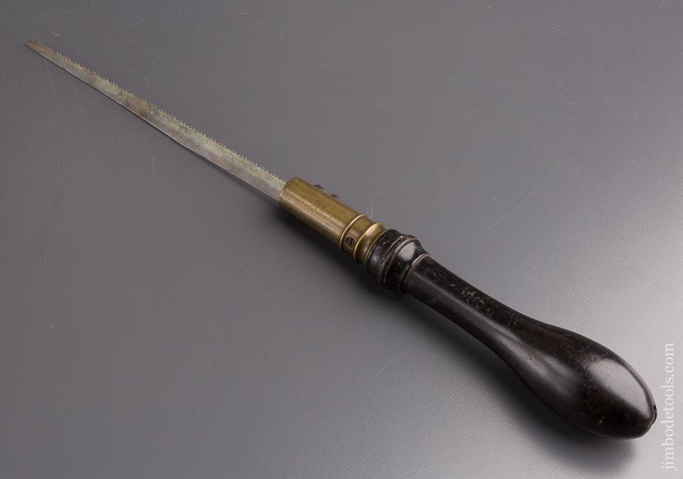 8 3/4 inch Ebony and Brass Pad Saw - 84843