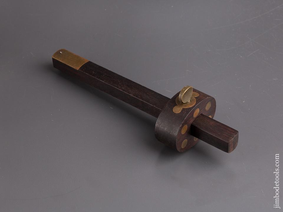 FINE Nine inch Rosewood & Brass Marking Gauge - 84856