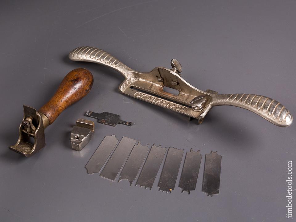 COMPLETE Hand Beading Set Including STANLEY No. 69 and 66 Beaders, Both Fences, and Eight New Cutters! - 84857