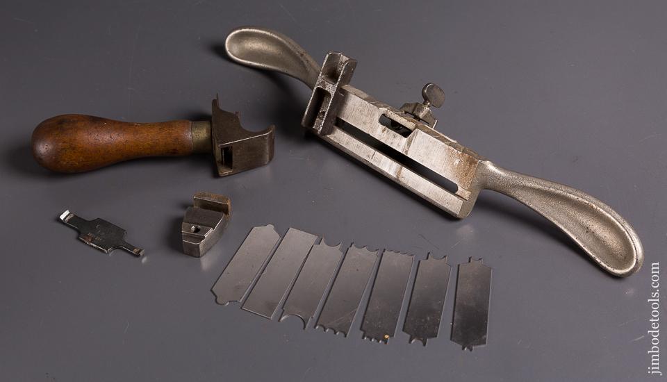 COMPLETE Hand Beading Set Including STANLEY No. 69 and 66 Beaders, Both Fences, and Eight New Cutters! - 84857