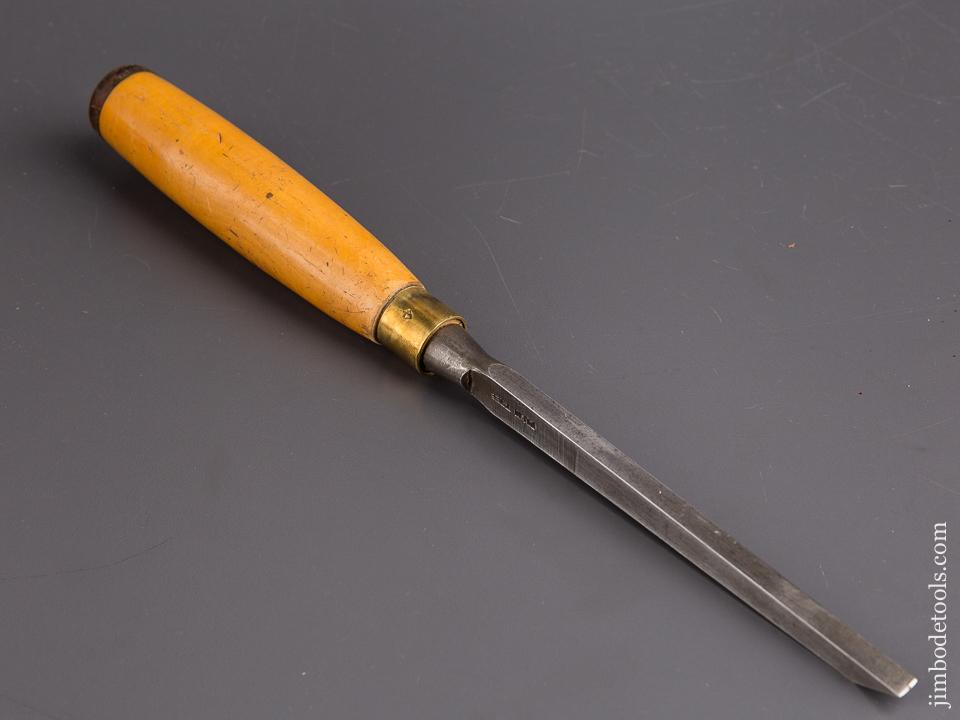 FINE 1/4 x 12 inch PALM TREE Boxwood Handled Mortise Chisel - 84863