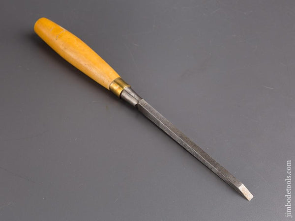 Fine 1/4 x 12 inch PALM TREE Boxwood Handled Mortise Chisel - 84864