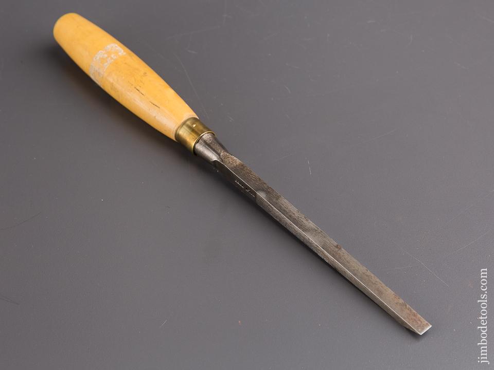 FINE 5/16 x 12 1/2 inch PALM TREE Boxwood Handled Mortise Chisel - 84868