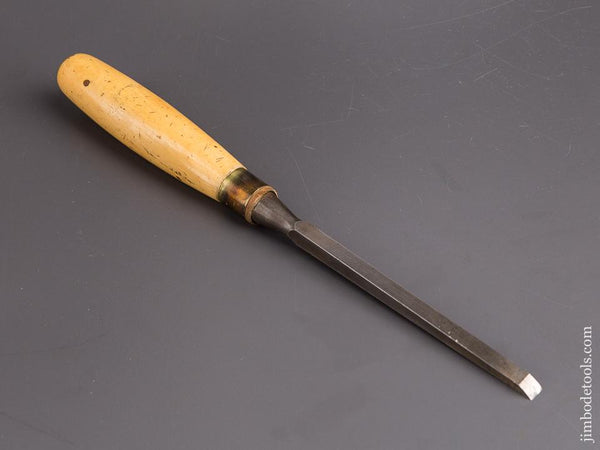 FINE 5/16 x 12 1/2 inch Boxwood Handled Mortise Chisel - 84869