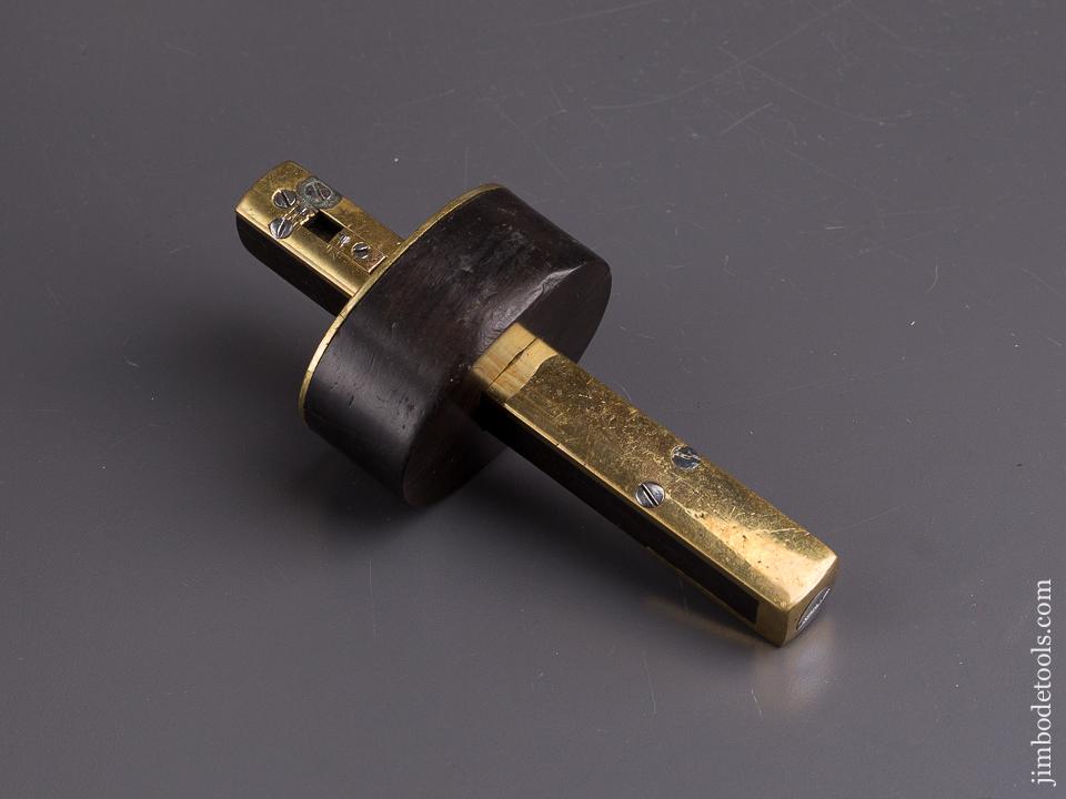 6 1/2 inch Ebony and Brass Mortise Gauge - 84875