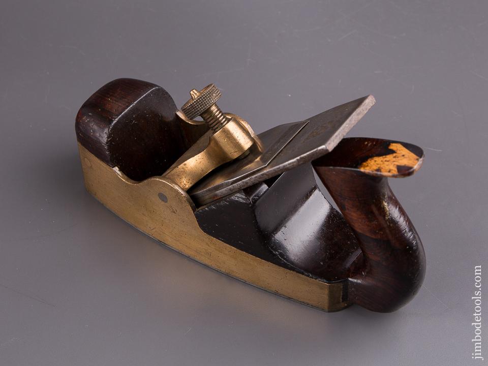 Fine! NORRIS No. 17 Gunmetal & Rosewood Smooth Plane - 84944