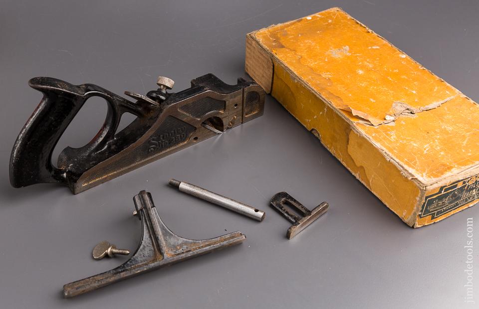 STANLEY No. 289 Skewed Rabbet & Filletster Plane in Original Box - 84946