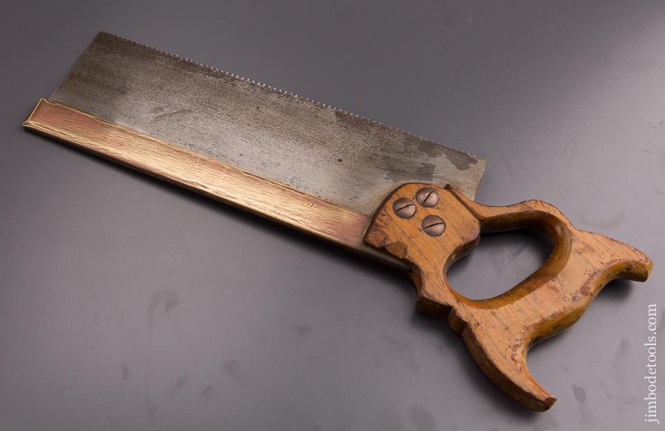 13 point 12 inch Crosscut A&F PARKS & CO Brass Back Saw - 84953