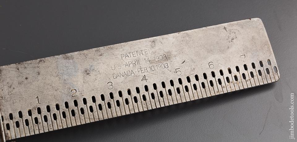 CLEMENTS Patent April 14, 1903 Try Square Combination Tool - 84955