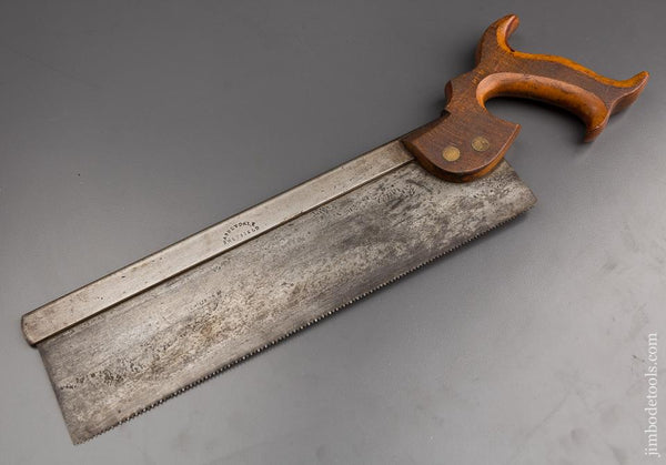 Extra Fine! 12 point 12 inch Rip ABBEYDALE SHEFFIELD Back Saw - 84971