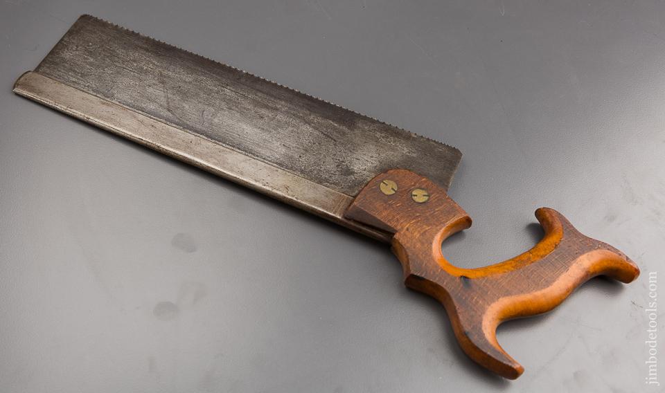 Extra Fine! 12 point 12 inch Rip ABBEYDALE SHEFFIELD Back Saw - 84971