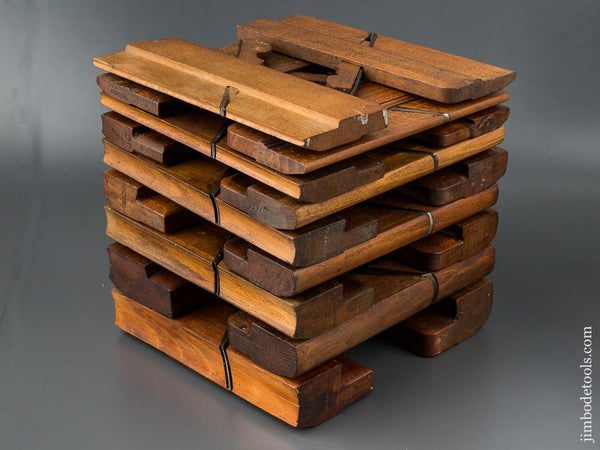 Complete Good User Set of 18 Hollows & Rounds Moulding Planes EVENS - 84976