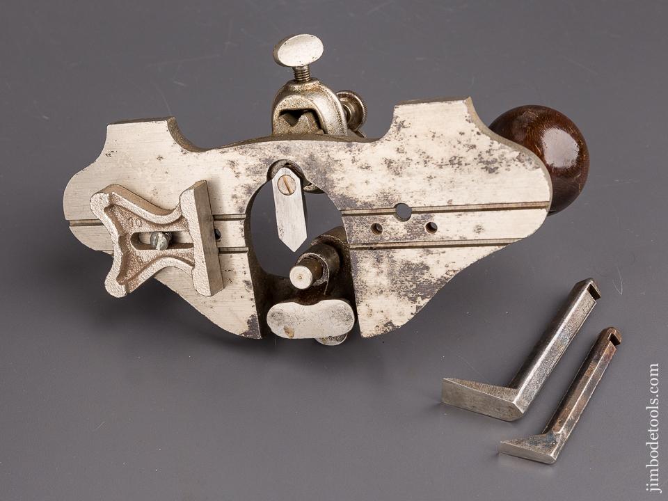Rare! STANLEY No. 71 Router Plane 100% COMPLETE with Rosewood Knobs - 84988