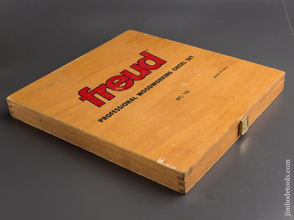 Set of Ten FREUD Bevel Back Chisels with Decals in Original Box - 85007