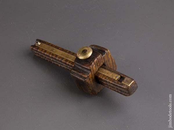 Drop Dead Stunning! 1812 Tiger Maple Mortise Gauge - 85036U