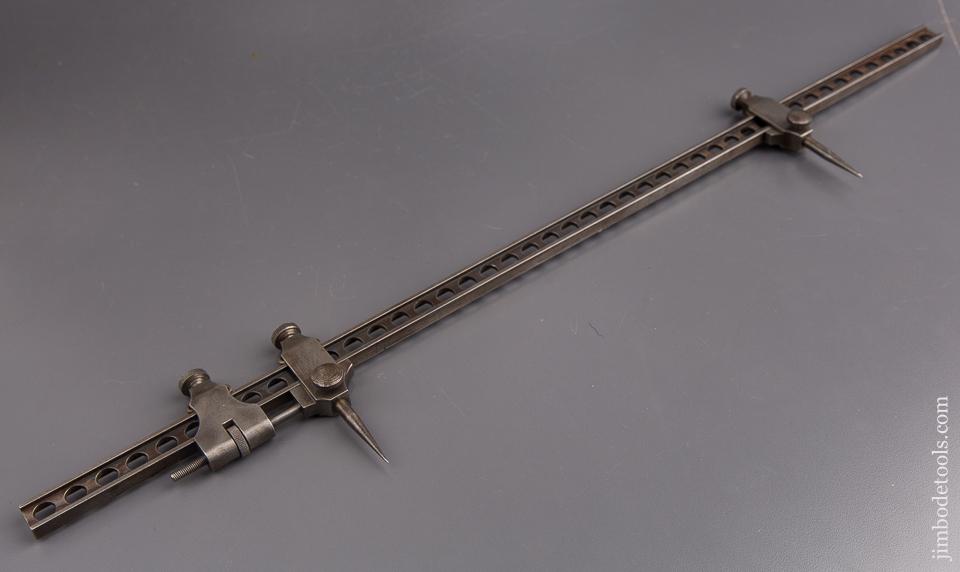 Precision Trammel Points on Iron Bar - 85041