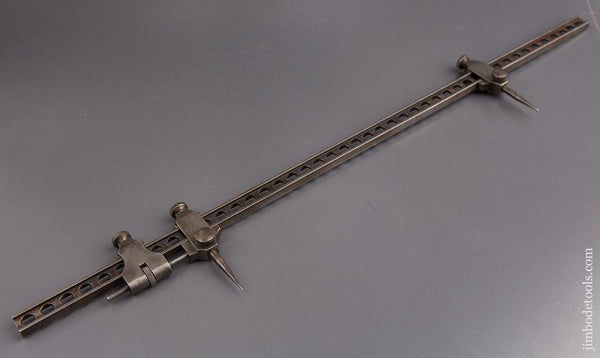 Precision Trammel Points on Iron Bar - 85041