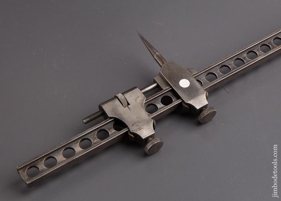 Precision Trammel Points on Iron Bar - 85041