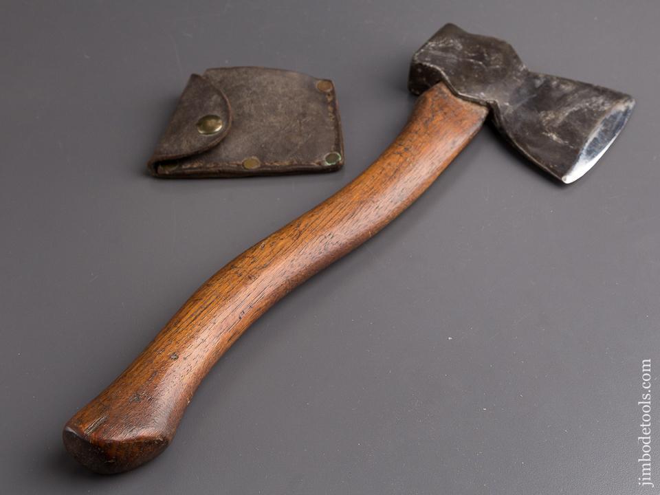Lovely GERMANTOWN Single Bevel Side Axe with Sheath - 85046