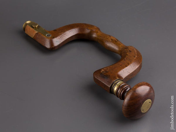 Extra Fine I&H SORBY Beech & Rosewood English Bit Brace - 85067