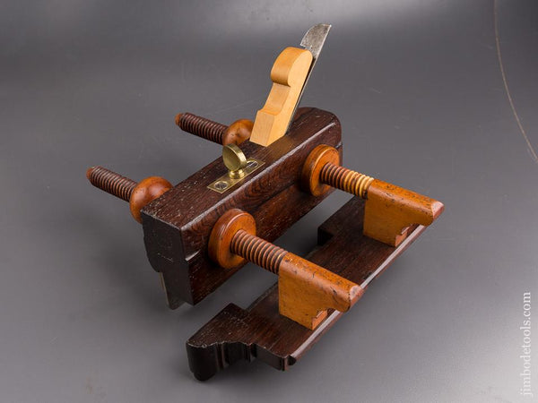 Great Rosewood and Boxwood Plow Plane by WILLIAM WARD 513 8TH AVE NEW YORK circa 1845-73 - 85070R