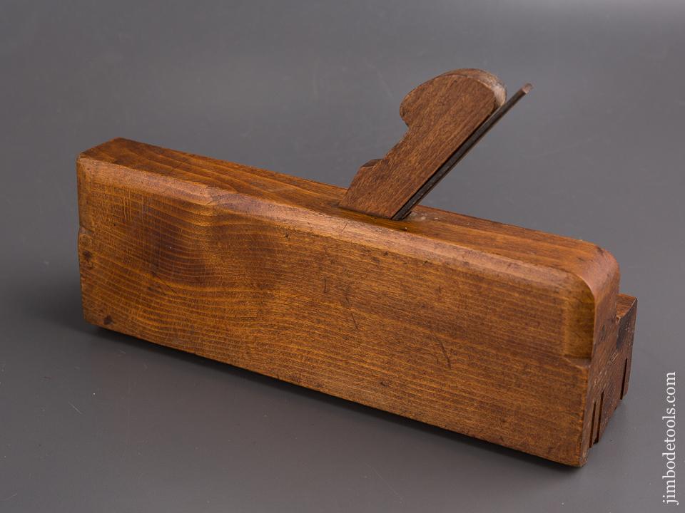 2 1/2 inch Wide Crispy Complex Molding Plane with Lignum Boxing by JOHN BELL PHILADA circa 1829-51 - 85083R