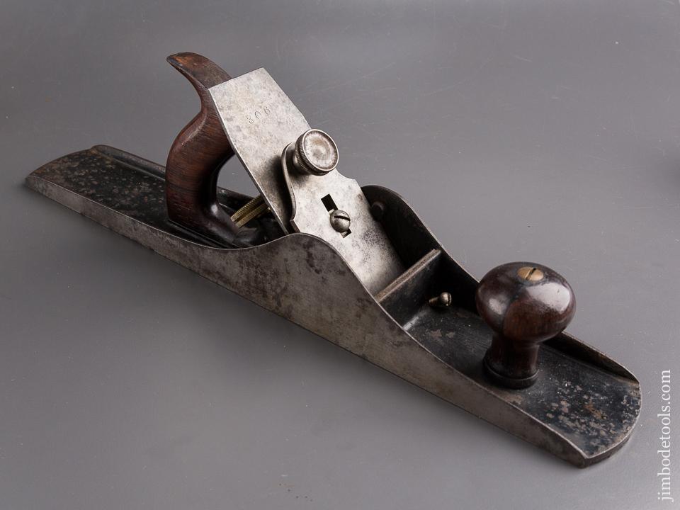 Extra Fine STEERS Patent 1883 Bench Plane with Rosewood Strips in Sole! - 85103