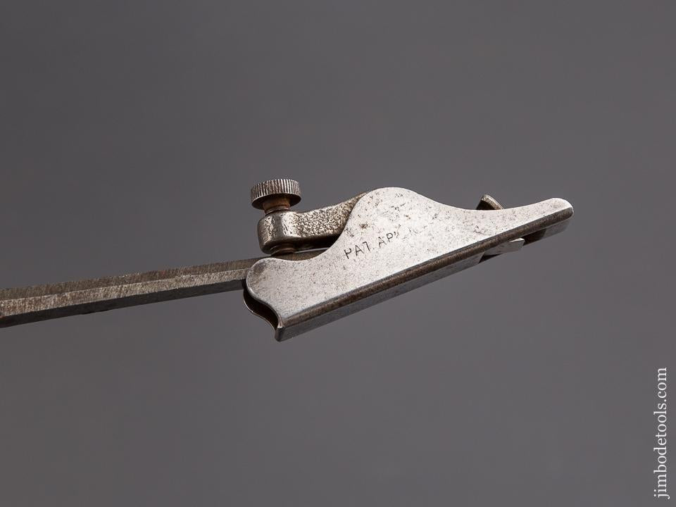 Rare! STANLEY No. 96 Chisel Gauge (Blind Nailing Plane) 1888 Patent - 85109
