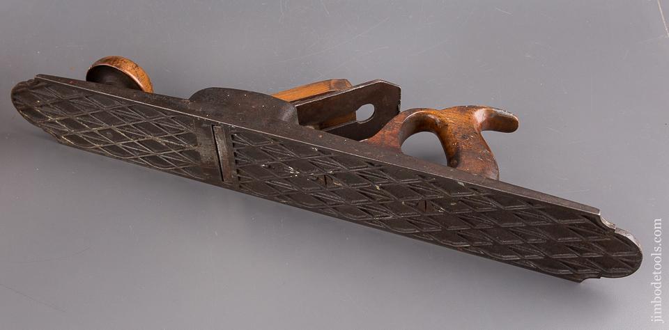 RARE! ELLIS HL. MORRIS Patent November 8, 1870 Plane with Waffle Sole circa 1870 Floral Bed - 85114U